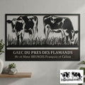 Panneau en métal personnalisé - 120 cm
