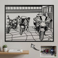 Personlig metallskylt - 76 cm