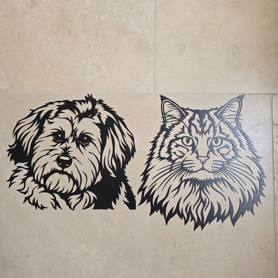 Custom metal sign made for a customer.